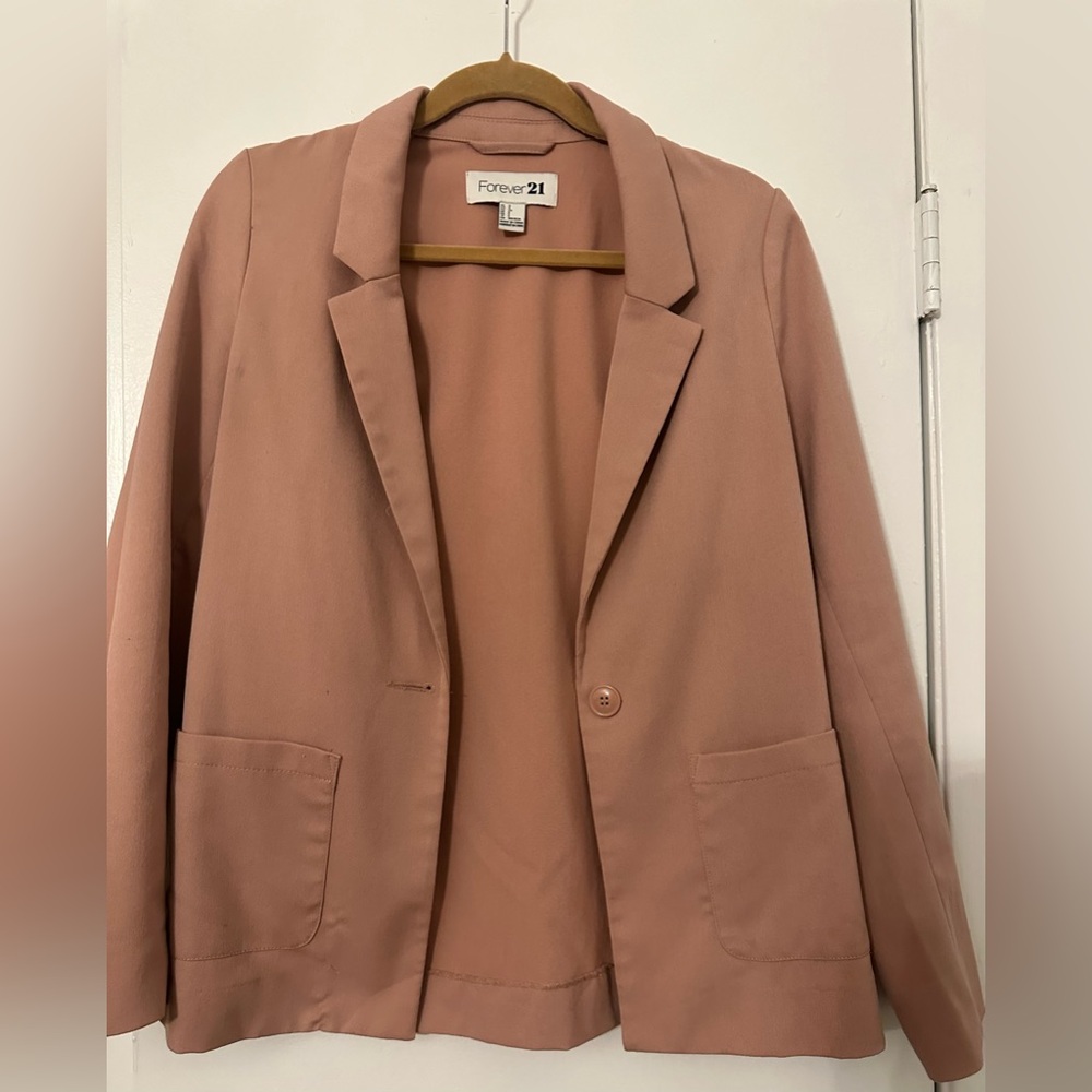 Forever 21 Women's Blush Blazer